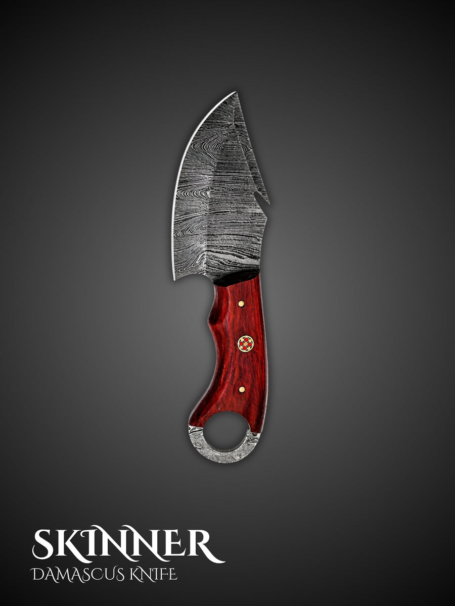 Damascus Steel Skinner Knife