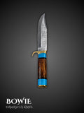 Damascus Steel Bowie Knife