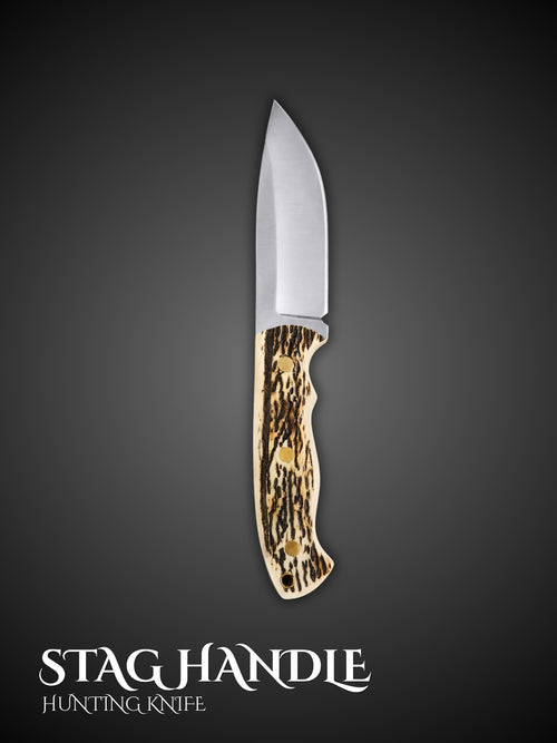 Stag Handle Hunting Knife