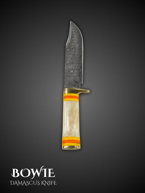 Damascus Bowie knife
