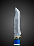 Hand Forged Damascus Steel Bowie Knife