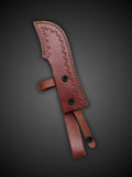 Hand Forged Damascus Steel Bowie Knife