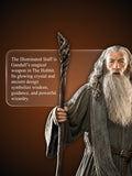 Illuminated staff sword