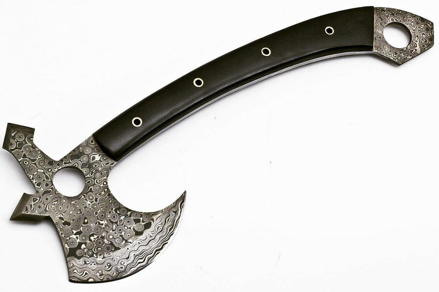 Tomahawk Axe- Damascus Steel- 17"
