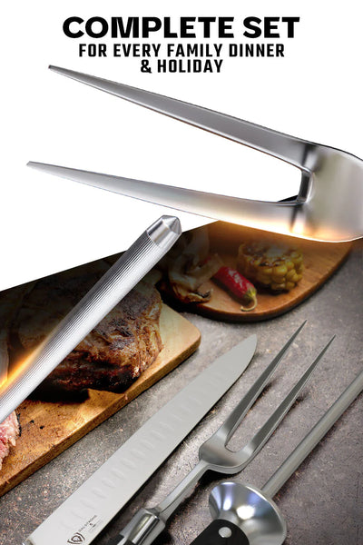 Carving Knife & Fork Set 9"