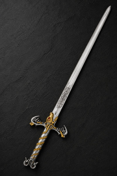 Ornamental Sword A Barbarian Fantasy Blade