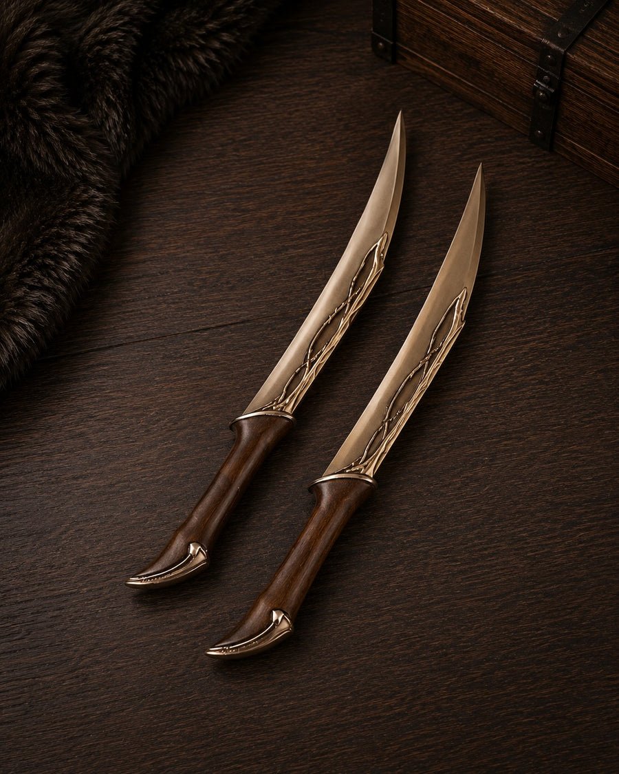 Tauriel's Knives Elven Fighting Knives Replica