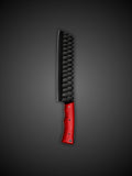 Damascus Steel Chef Knife Black Finish Blade