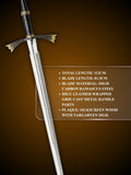 Hand forged high carbon steel blade of Dark Sister Sword