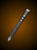 Draugr sword hilt detail showing Viking style grip and wrapping