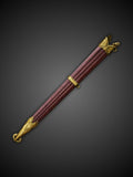 Eomer Sword shown with leather sheath
