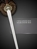 Hand forged high carbon steel blade of Herugrim Sword