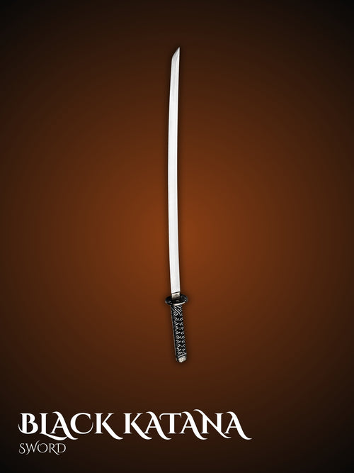 Japanese Katana Sword Circular Guard Full View