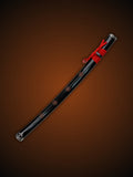 Japanese Katana Curved Single Edge Blade Closeup