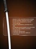 Japanese Katana with Traditional Saya Scabbard