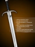 Hand forged high carbon steel blade of Longclaw Sword