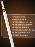 Maximus Sword Pommel Closeup Jeweled Detail