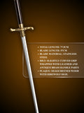 Hand forged high carbon steel blade of Needle Sword
