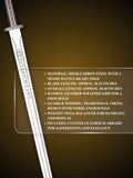 Ragnar Lothbrok Sword Blade Engraving Detail