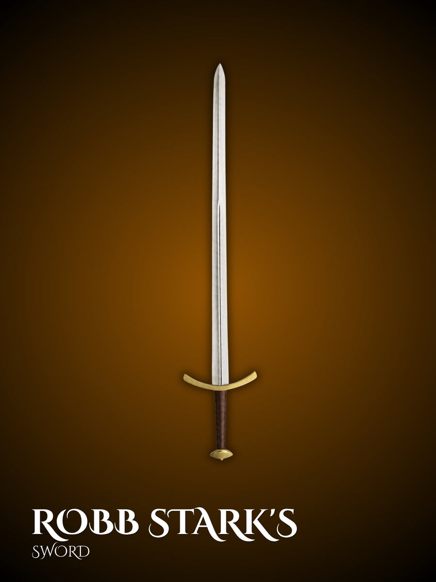 Robb Stark's Sword full view - Northern steel longsword replica