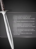 Sting Sword hilt and grip detail with wire wrapped handle design