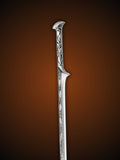 Close up of Thranduil's Sword vine engraved hilt detail