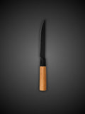 Zillinger Japanese style slicing knife with wooden handle for versatile cutting